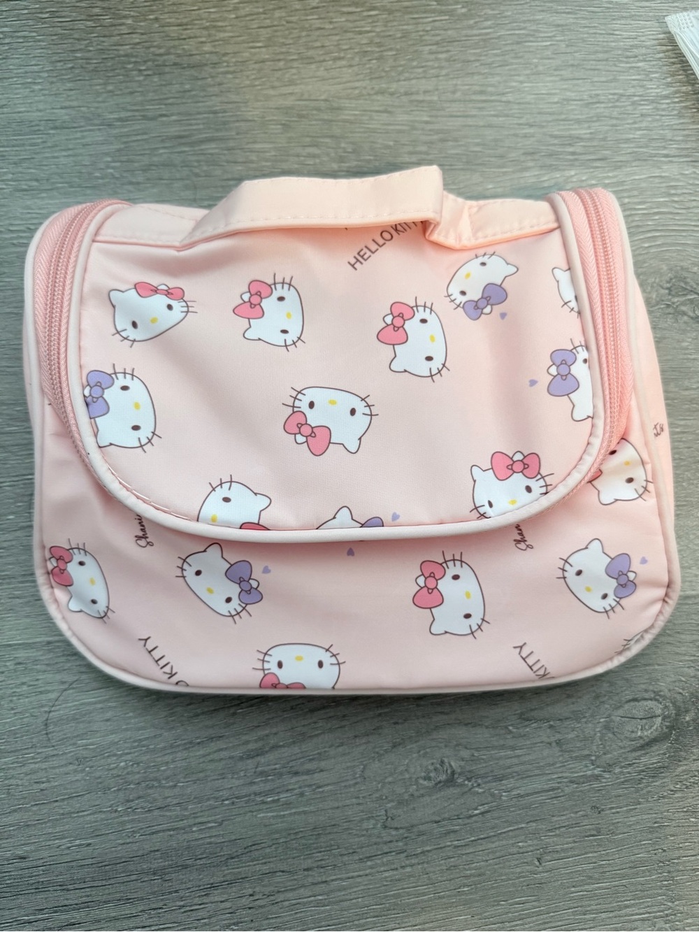 Hello Kitty Pink Travel Bag with Bow Print